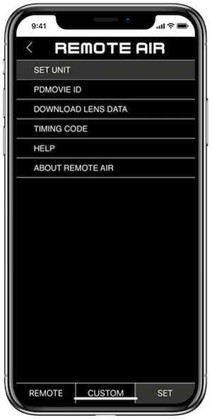 pdmovie remote air app 2