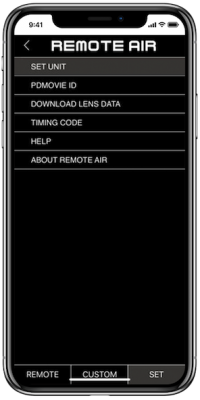 pdmovie remote air app 2